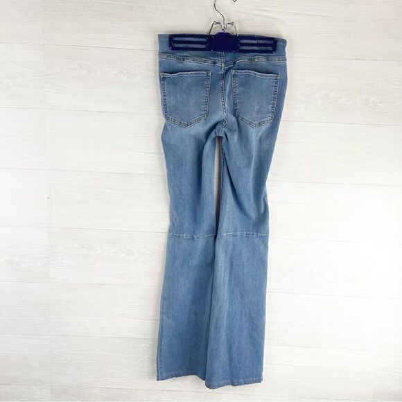 Free People We The Free Penny Pull On High Rise Flare Jeans - Picture 6 of 8